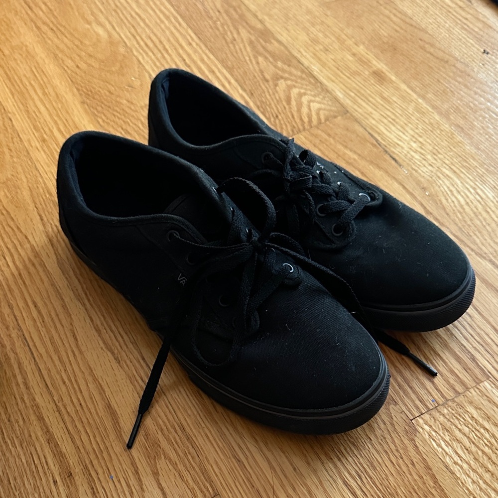 Vans Women's Black Canvas Shoes